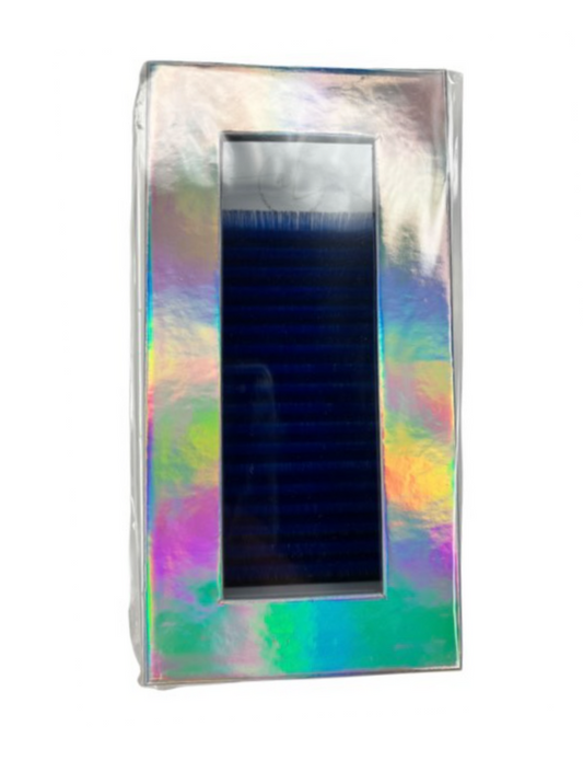0.05 18 Rows (Single Lengths) Blue Color Lash Tray